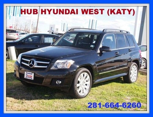 2012 mb glk 350 4matic awd blk on blk leather 1-owner mint warranty we finance !