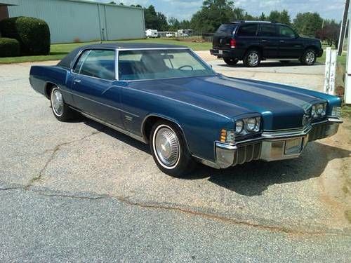 1972 oldsmobile toronado brougham 7.5l - classic beauty ! 72,000 original miles!