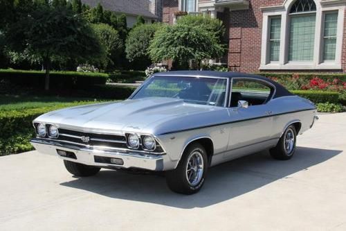 1969 chevelle 496 ci restored silver awesome turn key