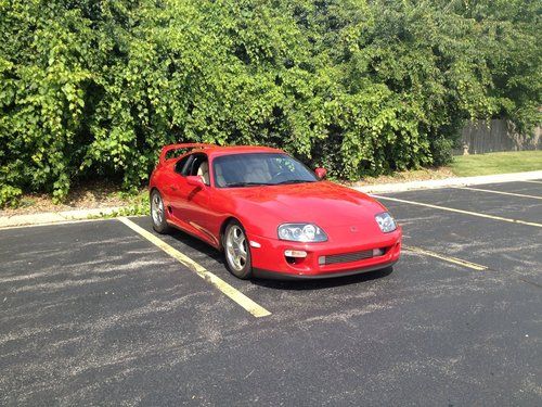 Toyota Supra 700hp, Greddy Single Turbo, TH400 Trans, 98 heads tails dash, Targa, US $24,500.00, image 3