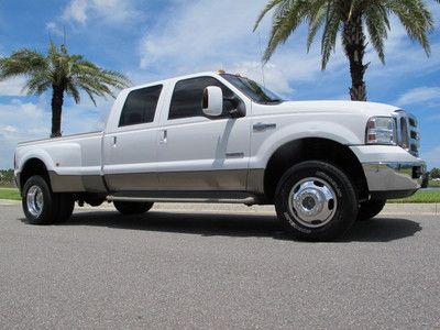 Ford f350 king ranch super duty crew cab fx4 4x4 powerstroke diesel dually