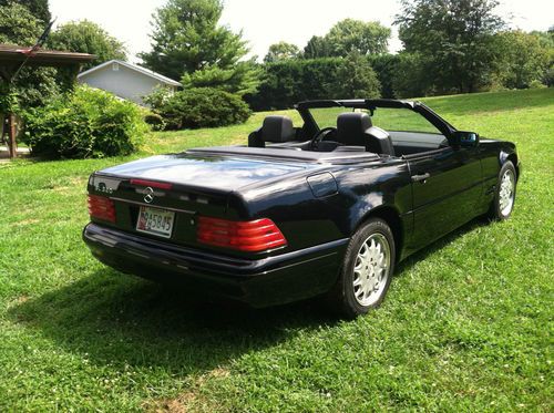 1997 mercedes sl 320 triple black