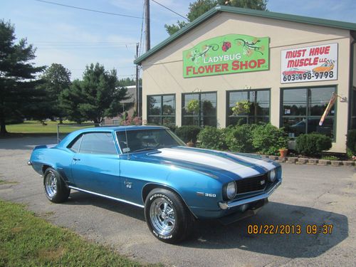 1969 camaro ss tribute 350/auto turbo 350 frame off restoration