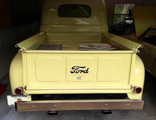 1948 ford f1 f-100  350 w/4 barrell, a/c, dual exh, automatic trans.