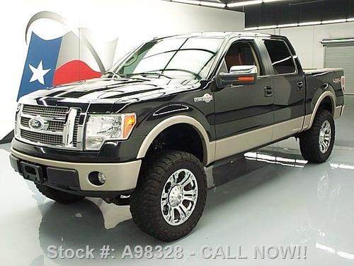 2010 ford f150 king ranch crew 4x4 lift power steps 39k texas direct auto