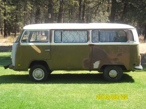1977 volkswagen bus with factory sunroof! gex motor and dual dell ortos carbs!!