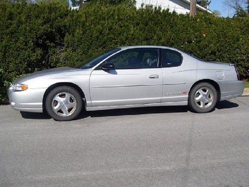 2001 chevy monte carlo ss, silver, great condition, 58k miles, fully equipped