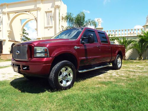 2006 ford f-250 super duty 4x4 diesel harley davidson short bed serviced clean