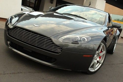 2007 aston martin vantage coupe. f1 trans. nav. 19 in. wheels. clean carfax.