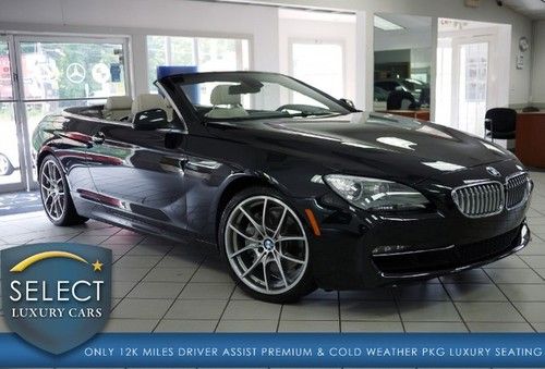 Msrp $103k 650i convertible driver assistance/luxury hud 20 whls 12kmls like new