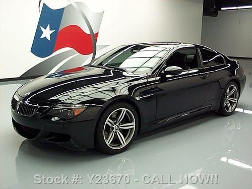 2007 bmw m6 sport v10 nav hud htd seats park assist 40k texas direct auto