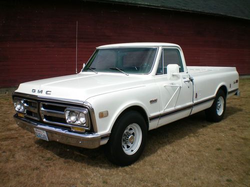 1971 gmc 2500 sierra custom a/c works 2wd rust free world wide no reservse