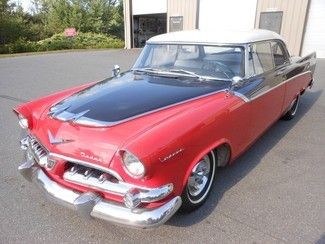 1956 red tricolor hardtop v8 body &amp; int vgood runs great!