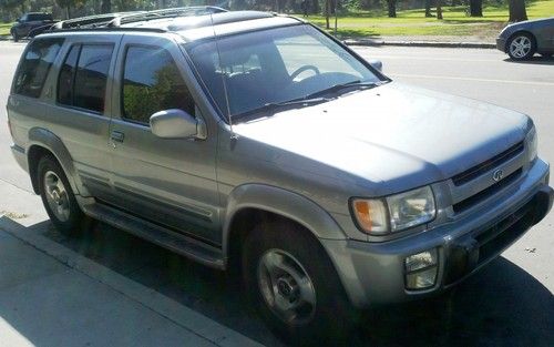 1999 infiniti qx4 silver luxury suv ~ 135k miles - clean title - as is.