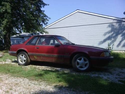 1991 ford mustang lx sedan 2-door 5.0l coupe