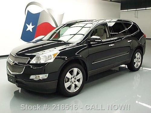 2010 chevy traverse ltz sunroof dvd rear cam 20's 74k texas direct auto