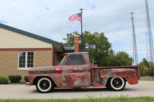 1965 chevy c10 stepside patina, 350 engine, 350 turbo auto, rat rod