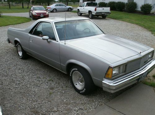 1981 elcamino bucket seat console 4.3 v6 3 speed manual shift posi tach gauges