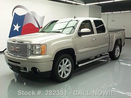 2008 gmc sierra denali crew sunroof nav dvd 20's 39k mi texas direct auto