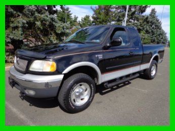2000 ford f-150 lariat off road 4x4 ext cab pickup leather runs great no reserve