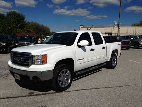 2008 gmc sierra crewcab 4x4 sle short bed 5.3v8 gas 1 owner very clean truck 83k