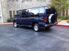 2004 ford e 250 handicap wheelchair van auto doors trans seat lowered floor