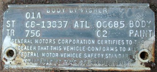1968 Chevelle SS 396 Vin code 138 Restoration project, image 6