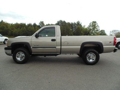 1 owner 2003 chevrolet silverado 2500hd regular cab 4x4 long bed 6.6l duramax