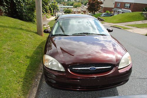 2001 ford taurus ses sedan 3.0l v6 4-speed automatic chesnut brown keyless entry