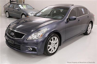 7-days *no reserve* '10 g37x prem pkg nav xenon bose warranty carfax 1-owner