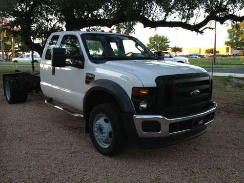 2008 ford f-450 powerstroke diesel extended cab and chassis drw low reserve!!!