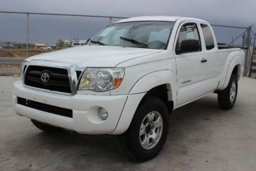 2006 toyota tacoma access cab 4wd damaged clean title runs! manual trans l@@k!!