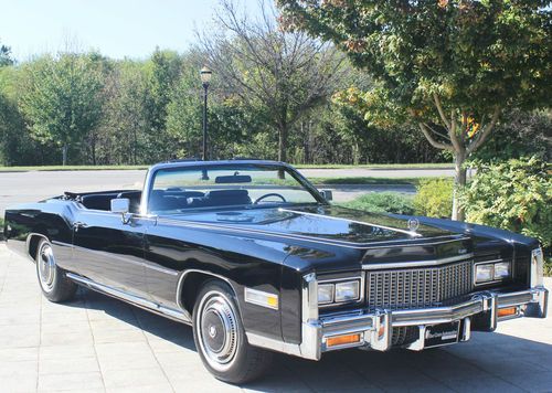 1976 cadillac eldorado base convertible 2-door 8.2l