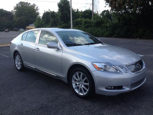 2006 lexus gs 300 awd no reserve silver black navigation levinson sound 65k mile