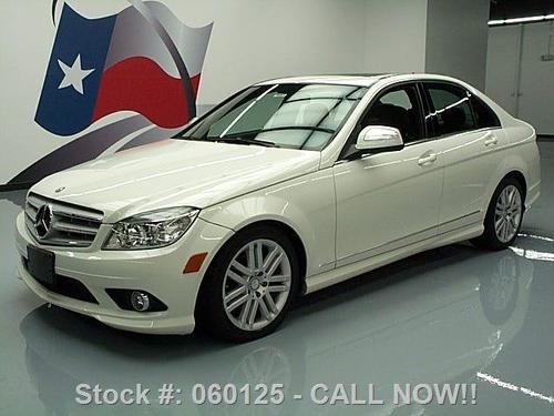 2009 mercedes-benz c300 sport 4matic awd sunroof 31k mi texas direct auto