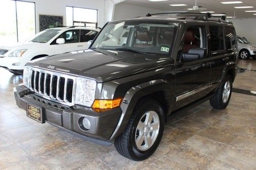 2006 jeep commander limited 4x4~nav~dual roof~heated seats~loaded~only 65k