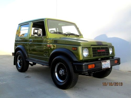 1986 suzuki samurai 4x4 hardtop &#034;mini hummer&#034; jeep award winner totally restored