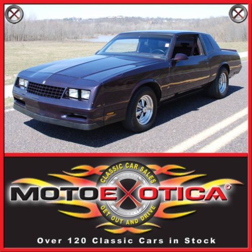 1986 monte carlos ss, custom ghost flames, fully loaded, great driver !!!!!!!!!