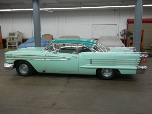 1958 olds 88 rocket 2 door hardtop hc 2 tone green all original low mileage car