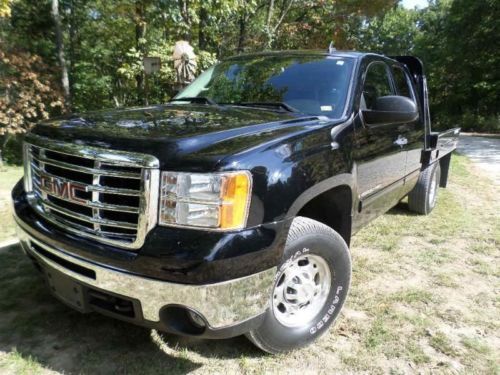 Onyx black 2008 gmc sierra 2500hd sle 1 4wd ext cab z71 package  low mileage