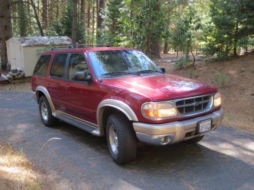 1999 ford explorer eddie bauer clean title no reserve