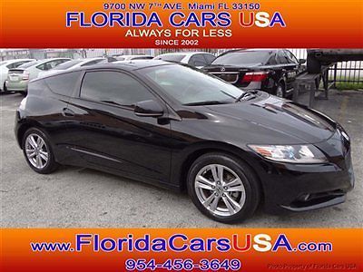 Honda crz ex low miles 2 dr hatchback 1.5l l4 mpi sohc 8v crystal black pearl