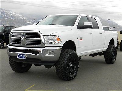 Dodge ram mega cab laramie 4x4 cummins diesel custom lift wheels tires nav auto