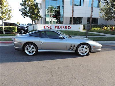 2001 ferrari 550 maranello v12 front engine coupe / low miles / serviced