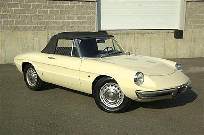 1967 alfa romeo 1600 duetto spider with 56k documented miles