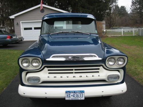 1959 all original chevy apache pickup truck