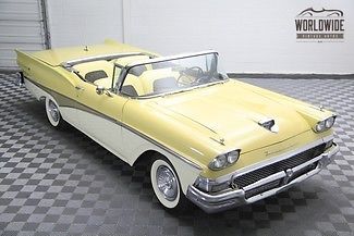 1958 ford skyliner retractable hardtop convertible. fully restored and stunning!