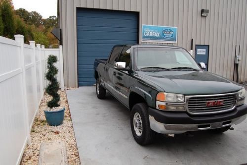 2001 gmc sierra 2500hd crew cab duramax turbo diesel rwd 6.6l v8 truck 01 2500