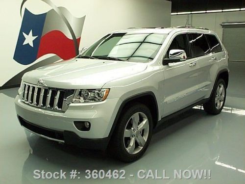 2012 jeep grand cherokee overland pano sunroof nav 15k! texas direct auto