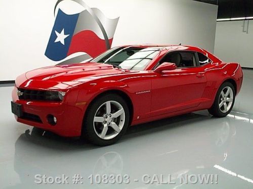 2010 chevy camaro 2lt auto htd leather paddle shift 73k texas direct auto
